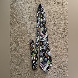 Vintage Nicole Miller Necktie 1996 - golf theme